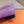 Paris Loafer Crocodile Pattern Purple Calfskin With Silver Signature Buckle 734375
