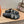 HM 25 Kazimir Sandal Black Calfskin Canvas