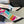 CC Twilly Mini Star 120cm White Multicolor Mulberry Silk 941931