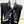 CC Twilly Mini Star Scarf 120cm Black Mulberry Silk 945724