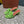 Summer Charms Mules 80 Green Suede Salmon Lambskin