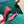 GG Pointed-Toe Slingback Rose Red Canvas 741267