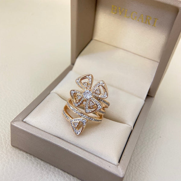 BVL Full Diamond Windmill Ring