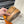 HM OSCAR BELT GOLD BUCKLE & REVERSIBLE HONEY ORANGE LEATHER STRAP 38MM