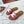 Celine 25C Slippers Red mix White Fabric with Calfskin 238167