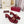 GG 2026 Early Spring Sandals Burgundy Canvas Sheepskin 688525