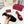 GG 2026 Early Spring Sandals Burgundy Canvas Sheepskin 688525