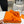 0ran sandal orange swift calfskin