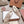 LP Summer Charms Walk Loafers Light Brown Beige Mix White Suede With Rabbit Fur Lining 206250
