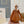 LOE 25 COMPACT HAMMOCK BAG IN OAK SATIN CALFSKIN