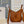 LOE 25 COMPACT HAMMOCK BAG IN OAK SATIN CALFSKIN