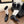 CC Short Boot Black White Calfskin 366071