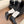 CC Short Boot Black White Calfskin 366071