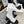 CC 26 Combat Boot White Black Tweed Leather 588800