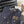 Miu Miu Beaded Letters Decorated Denim Suit Dark Blue Cotton