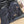 Miu Miu Beaded Letters Decorated Denim Suit Dark Blue Cotton
