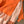 DOUBLE-FACE SCARF 200 CM IN TIGER ORANGE CASHMERE