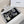 SQUARE SCARF 70 CM IN BLACK MIX WHITE CASHMERE AND SILK 399802