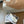 amy flat mule white lambskin