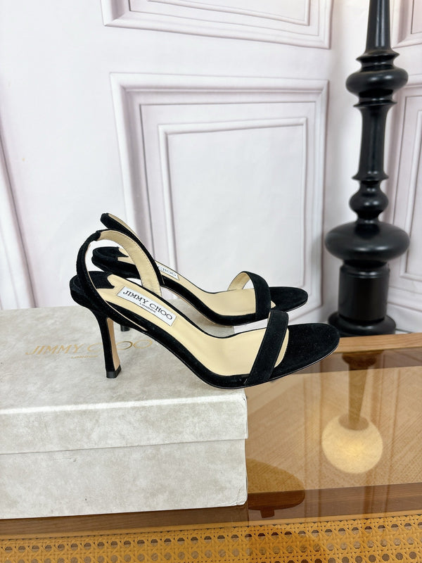 JC 26s Jenn Sandal Black Suede 931999