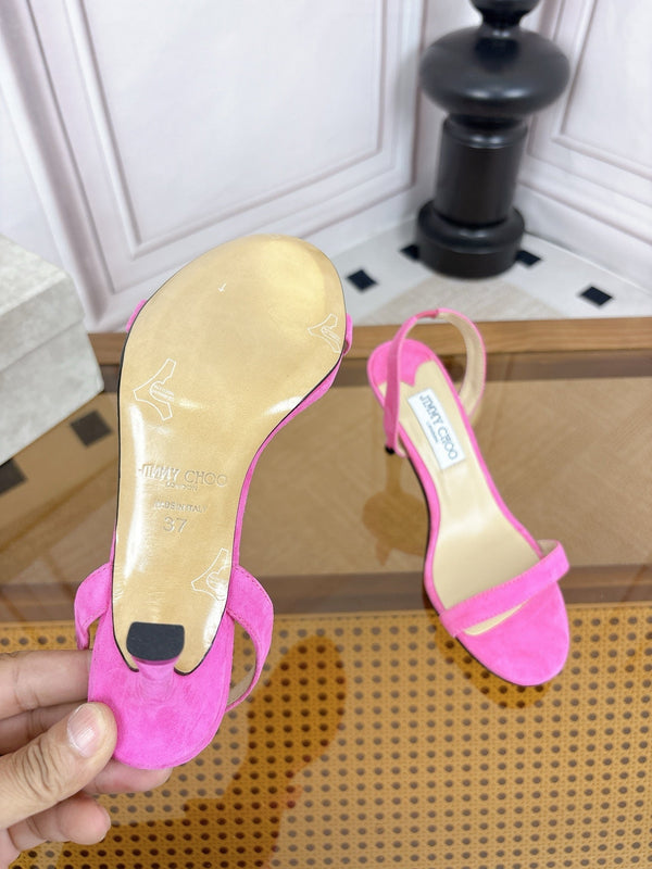 JC 26s Jenn Sandal Pink Suede 931998