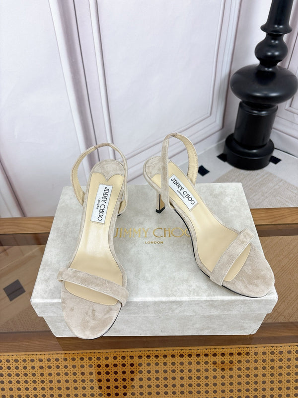 JC 26s Jenn Sandal Cream Suede 932002