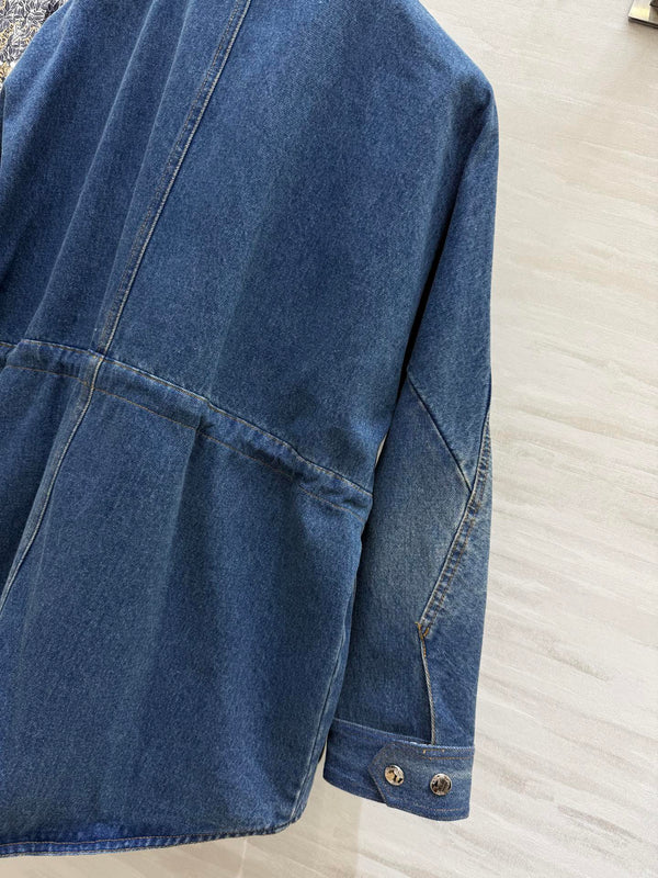 CD 25 Denim Jacket Blue Cotton