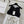 Celine 25 Bow Dress Black mix White Silk