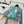 Chanel 2025 V-Neck Coat Blue Green Wool Tweed Fabric 319506