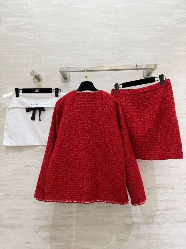CC 26s Set Red Woven Tweed 344766