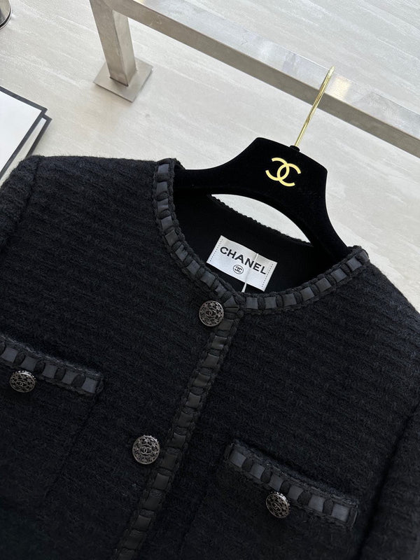 CC 26s Vintage Jacket Black Wool Tweed