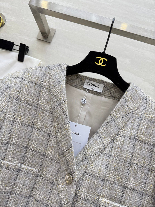 CC 26s Classic Jacket Beige-Grey Tweed 352293