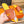 HM IZMIR SANDAL FIRE AND LEMON CALFSKIN