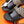 HM IZMIR SANDAL BLACK AND PEACHY CALFSKIN