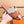 HM IZMIR SANDAL ORANGE AND WHITE LAMBSKIN