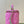 vanity shoulder bag top handle 10cm pink green lambskin