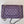CLASSIC FLAP 25CM VIOLET LAMBSKIN LIGHT GOLD HARDWARE