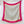 LV Double-sided Scarf 140cm White Pink Cashmere 971048
