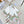 CD Dioramour Floral Heart Scarf 90x90 White Colorful Twill Silk 223490