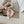 LIGHT PINK WRINKLED FABRIC WITH PEARL SCRUNCHIE 358300
