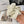 WHITE DOT FABRIC SCRUNCHIE 418927