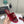 CC Slippers In Dark Red Velvet 148988