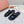 LP Men Sandals In Black Snake Embossed Calfskin