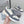 Brunello Panelled Sneakers Ivory Dark Grey Grain Leather Suede 625362