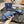 CD AQUA SLIDE SANDAL BLUE DENIM