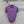 Loewe 25 Short-sleeved Top Purple Cashmere Silk