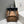 HERBAG A DOS ZIP RETOURNE BACKPACK 29 IN BROWN CANVAS AND BLACK CALFSKIN