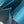 HALZAN 25 HANDLE BAG IN FOUNTAIN BLUE GRAINED CALFSKIN