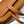 HALZAN 25 HANDLE BAG IN DULL ORANGE GRAINED CALFSKIN