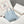 HM Bolide 25 Light Blue Epsom Leather Silver Hardware 237433